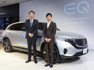 メルセデスベンツ日本初のEV　EQC