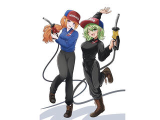 平野橙果（左・姉）と平野萌黄（右・妹）