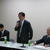 今後の政策課題について話す安藤部長（中央）、関会長㊨、戸高石油流通課長㊧