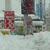大雪に見舞われた富山市内
