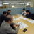 全石連幹部の問題提起を聞く中村課長（右手前）