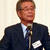 あいさつする大川会長