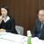 地球温暖化問題について講演した西川課長補佐㊧（右は喜多村部会長）