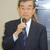 謝辞を述べる土川理事長