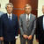 右から岡本、高木、吉村、田島支部長