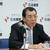 会見に臨む木村石連会長