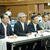 石油連盟などと税制改正要望を行った全石連（右から森、河本副会長）