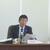議員連盟の活動を説明する三角理事長