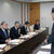 あいさつする島根・土田理事長(右端)