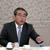 ２０１３年度事業計画案などを取りまとめた小出総太郎岡山石商経営委員会委員長