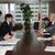 高原長官にＳＳ経営の厳しい実態を説明した関会長（右側中央）