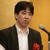 経済動向について講演する若井英二中国経産局長