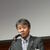 賀詞交歓会で挨拶する伊藤忠エネクスの岡田　賢二社長。