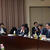石油諸税に係る広報活動の重要性について訴える宇佐美副会長（右から３人目）