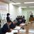 災害時協定書に署名する北橋市長（中央右端）、岡橋支部長（同２人目）ら