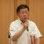 挨拶する岡山県石油販売業暴力追放協議会の木村容治会長