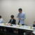右から出光副部会長、浜田部会長、田辺公取委課長、河本副会長専務理事