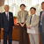 左から岡田群馬油政連会長、関全石連会長、小渕経産大臣、河本全石連副会長・専務、小野里群馬石商理事長