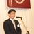 あいさつをする荻原秋田県油政連会長