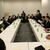 政策要望ヒアリングで石油販売業界としての課題を説明し、支援を要望した（右あいさつが石田政調会長）