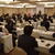 大手組合員約１００人が参集し、佐合課長の講演を聞くとともに交流を深めた