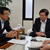 協力要請する松井副会長・専務理事㊧