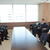 森川コスモＨＤ社長㊧と業界の課題について意見交換した森会長㊨奥、河本副会長・専務理事㊨手前