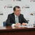 会見する木村石油連盟会長