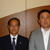 小原氏（左）から飯田氏にバトンが渡された