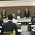 石油業界が一体となって「満タン」協力を要請した（右から加藤専務、浜田副会長、押尾常務）