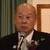 謝辞を述べる酒井会長