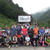 白山の登山口で記念撮影。このあと頂上目指し登山開始