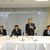 自民党本部で開かれた満タン運動には田中石油流通問題議連会長代理（右から２人目）も出席、委員を激励した