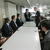 中村課長（写真中央左）と面談する中国５県石油組合理事長と事務局責任者