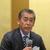 あいさつする植松会長