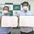 協定を締結した渡具知市長（左）と尚副理事長（市役所で）