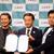 左からＬｕｕｐ岡井社長ら関係者