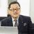 あいさつの中で意見を述べる佐藤支部長