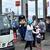 園児たちが参加して行われた交通安全運動