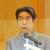 講演する橘川氏