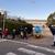 朝のあいさつ運動の様子（亀岡小学校）