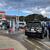 洗車で賑わうＳＳ店頭（千葉県内）