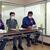 リモート形式で２年半ぶりに研修会を開催した（中央が町田署の渡邉課長補佐）