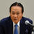 記者会見に臨む森会長