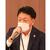 災害時対応訓練の重要性について言及する内芝理事長
