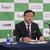 所信を表明する木藤会長
