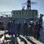掃海艦の上で行われた訓練についての説明