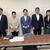 池田政務調査会長(右２人目）へＳＳ業界の実情を伝えた増尾理事長（右３人目）