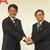 協業合意した木藤（右）・佐藤両社長