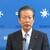 記者会見する山口代表（公明党ユーチューブチャンネル）